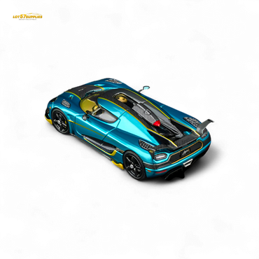 (Pre-Order) TPC Agera RS - Peacock Blue 1:64 (ONLINE ORDER ONLY)