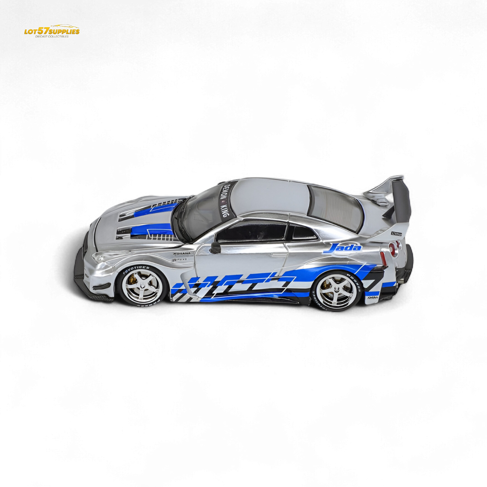 (Pre-Order) Demon King Auto GTR35 RR - Metal Blueberry Livery 1:64 (ONLINE ORDER ONLY)
