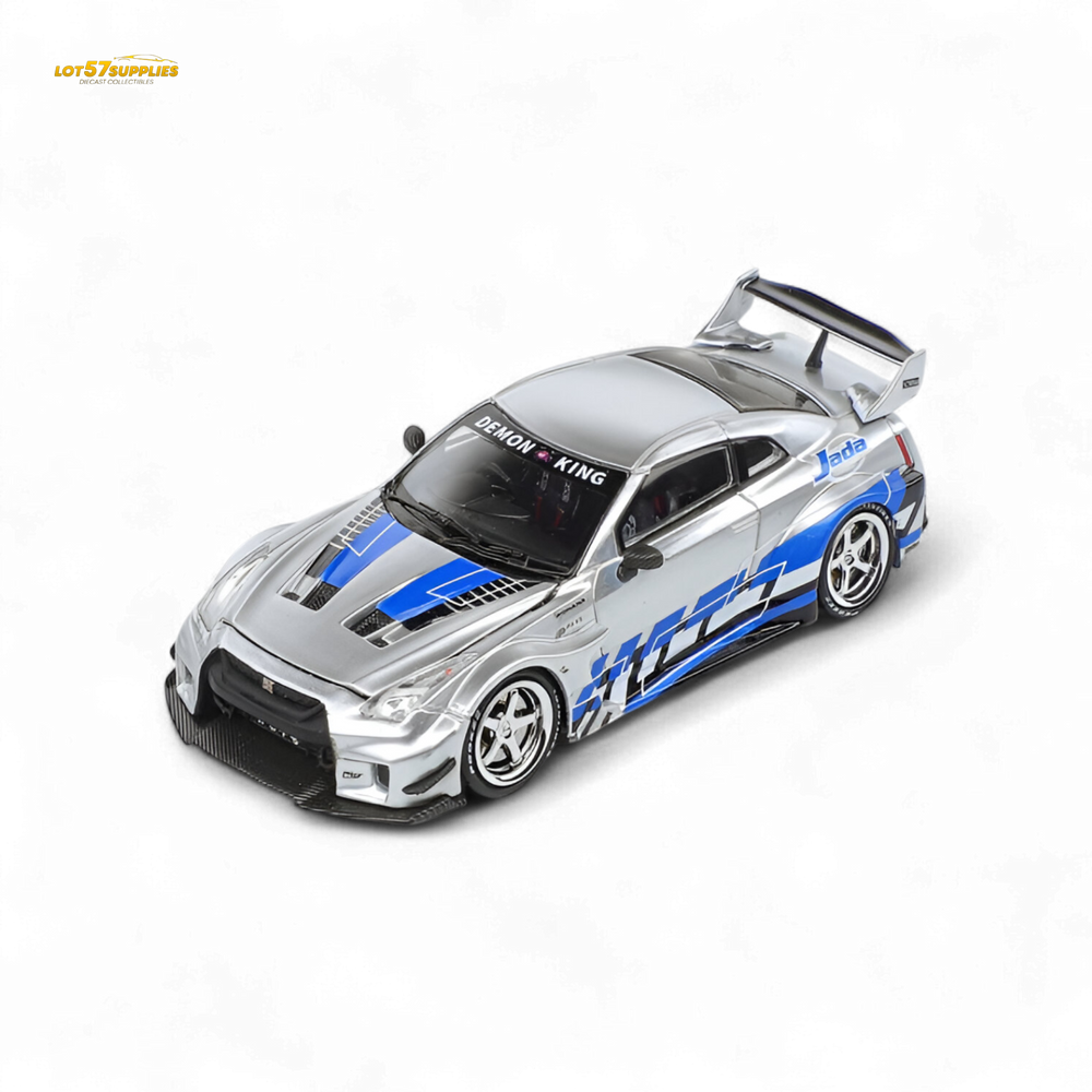 (Pre-Order) Demon King Auto GTR35 RR - Metal Blueberry Livery 1:64 (ONLINE ORDER ONLY)