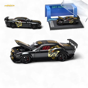(Pre-Order) Stance Hunters Challenger SRT Hellcat - Midnight Eclipse 1:64 (ONLINE ORDER ONLY)