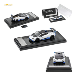 (Pre-Order) LCD Lamborghini Huracan STO - White 1:64 (ONLINE ORDER ONLY)