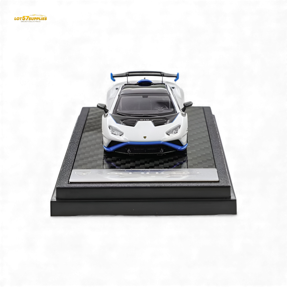 (Pre-Order) LCD Lamborghini Huracan STO - White 1:64 (ONLINE ORDER ONLY)