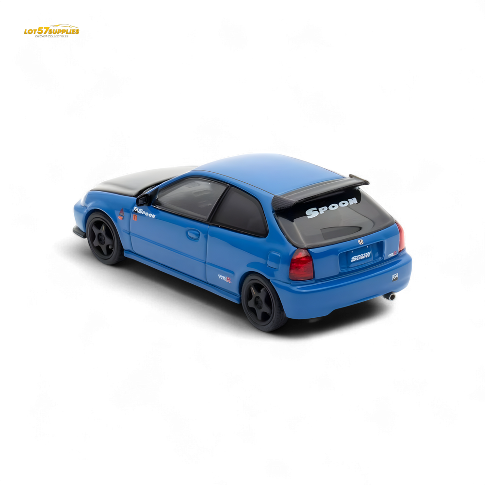 (Pre-Order) Motorhelix Honda Civic EK9 Malaysia Limited Edition - Blue 1:64 (Online Order Only)