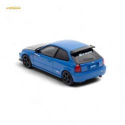 (Pre-Order) Motorhelix Honda Civic EK9 Malaysia Limited Edition - Blue 1:64 (Online Order Only)