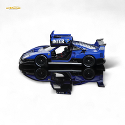 (Pre-Order) Demon King Auto F40 LB-Works Wide-Body Gull Wing Gate Modified - Inter Milan Livery 1:64 (ONLINE ORDER ONLY)