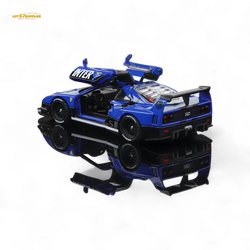 (Pre-Order) Demon King Auto F40 LB-Works Wide-Body Gull Wing Gate Modified - Inter Milan Livery 1:64 (ONLINE ORDER ONLY)