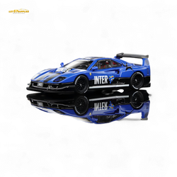 (Pre-Order) Demon King Auto F40 LB-Works Wide-Body Gull Wing Gate Modified - Inter Milan Livery 1:64 (ONLINE ORDER ONLY)