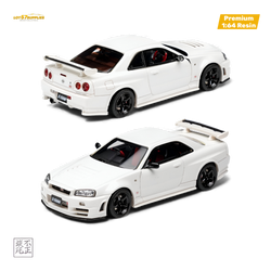 Car's Lounge Skyline GT-R R34 NISMO Z-TUNE - Pearl White 1:64 (ONLINE ORDER ONLY)