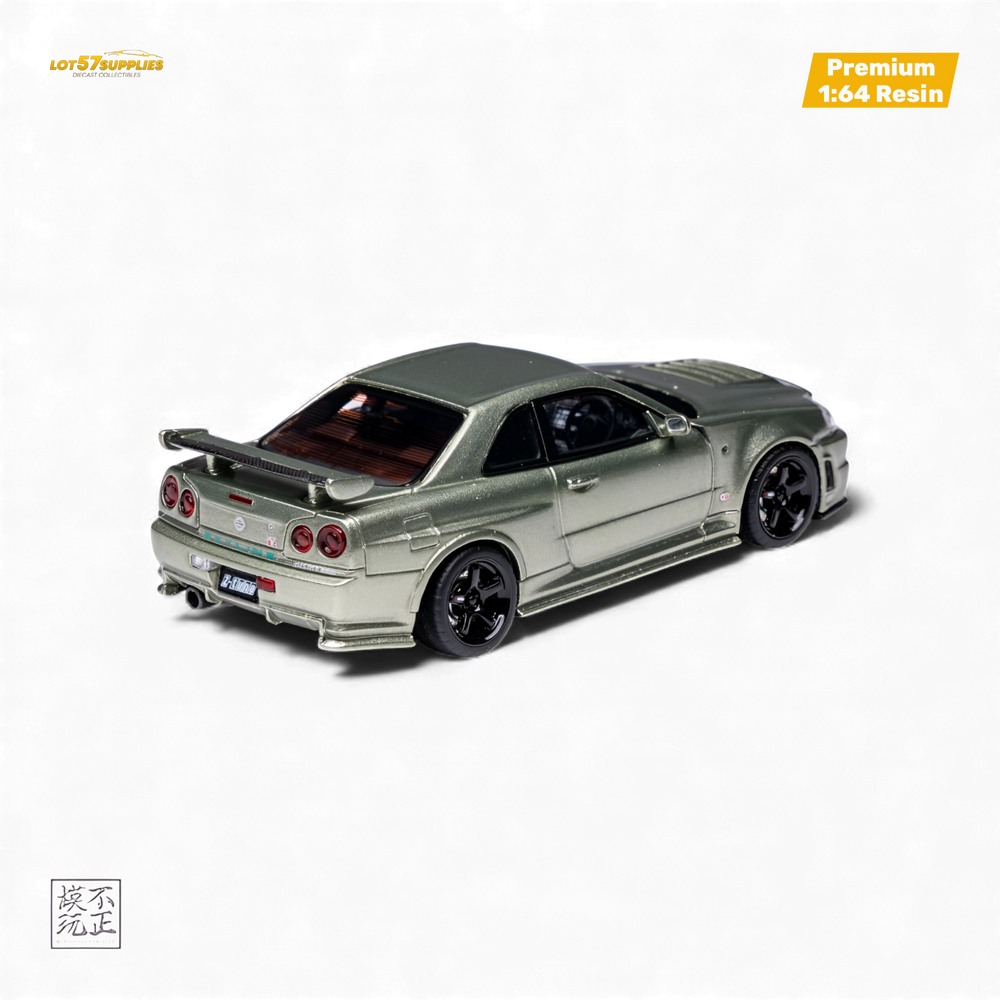 Car's Lounge Skyline GT-R R34 NISMO Z-TUNE - Millenium Jade 1:64 (ONLINE ORDER ONLY)