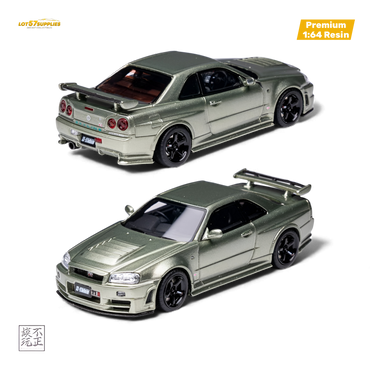 Car's Lounge Skyline GT-R R34 NISMO Z-TUNE - Millenium Jade 1:64 (ONLINE ORDER ONLY)