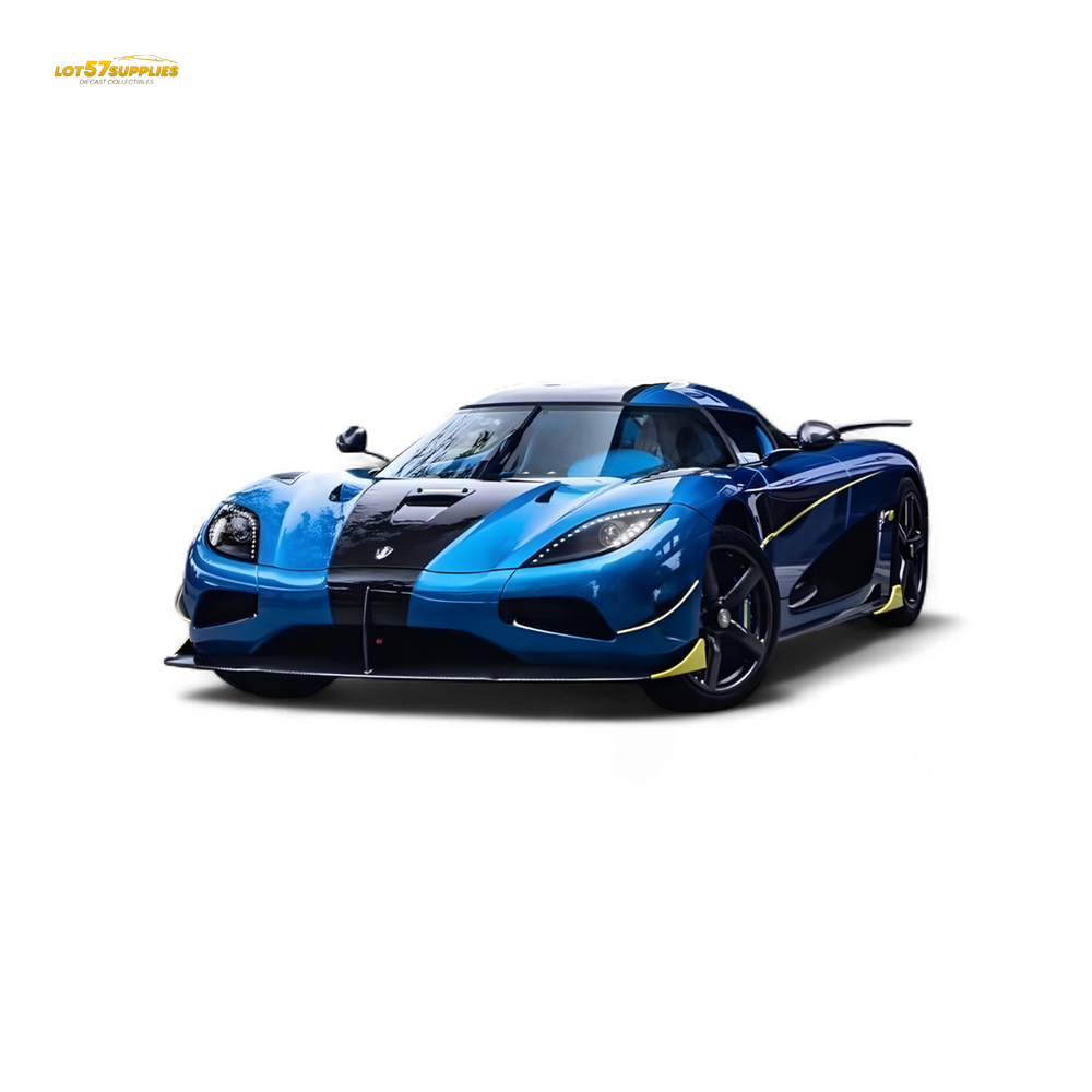 (Pre-Order) Guo Ji Agera RS - Blue Full Carbon 1/64 (ONLINE ORDER ONLY)