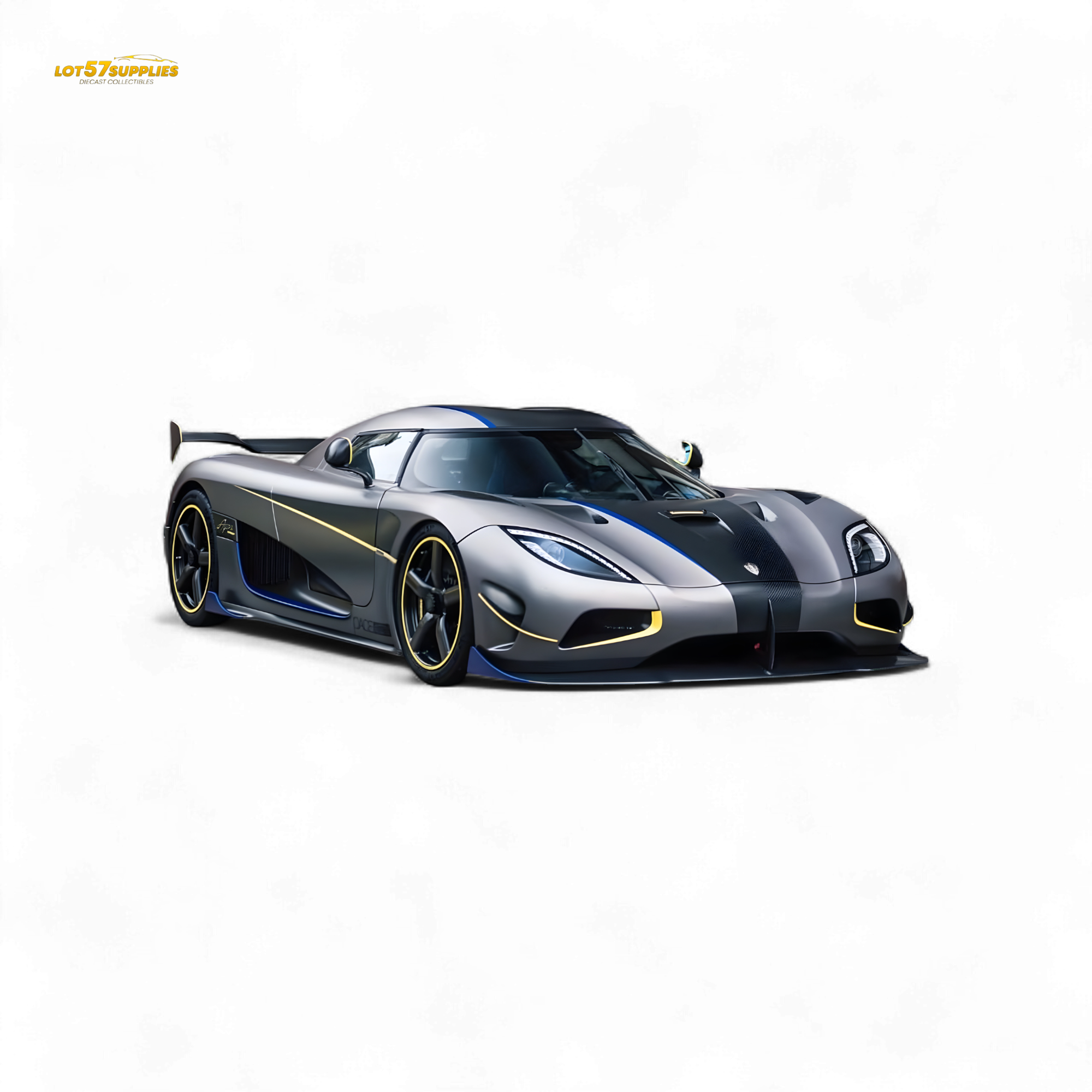(Pre-Order) Guo Ji Agera RS - Matte Silver Gray 1/64 (ONLINE ORDER ONLY)