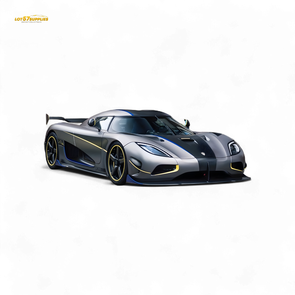 (Pre-Order) Guo Ji Agera RS - Matte Silver Gray 1/64 (ONLINE ORDER ONLY)