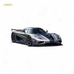 (Pre-Order) Guo Ji Agera RS - Matte Silver Gray 1/64 (ONLINE ORDER ONLY)