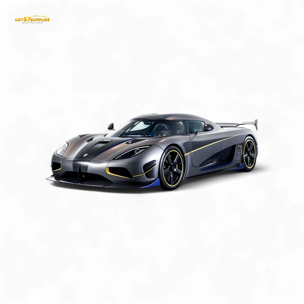 (Pre-Order) Guo Ji Agera RS - Matte Silver Gray 1/64 (ONLINE ORDER ONLY)