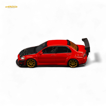 (Pre-Order) Findclassically Mitsubishi 9th Generation - Red - Carbon Hood 1:64 (ONLINE ORDER ONLY)