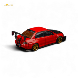 (Pre-Order) Findclassically Mitsubishi 9th Generation - Red - Carbon Hood 1:64 (ONLINE ORDER ONLY)