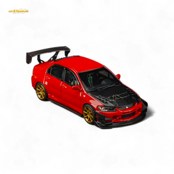 (Pre-Order) Findclassically Mitsubishi 9th Generation - Red - Carbon Hood 1:64 (ONLINE ORDER ONLY)
