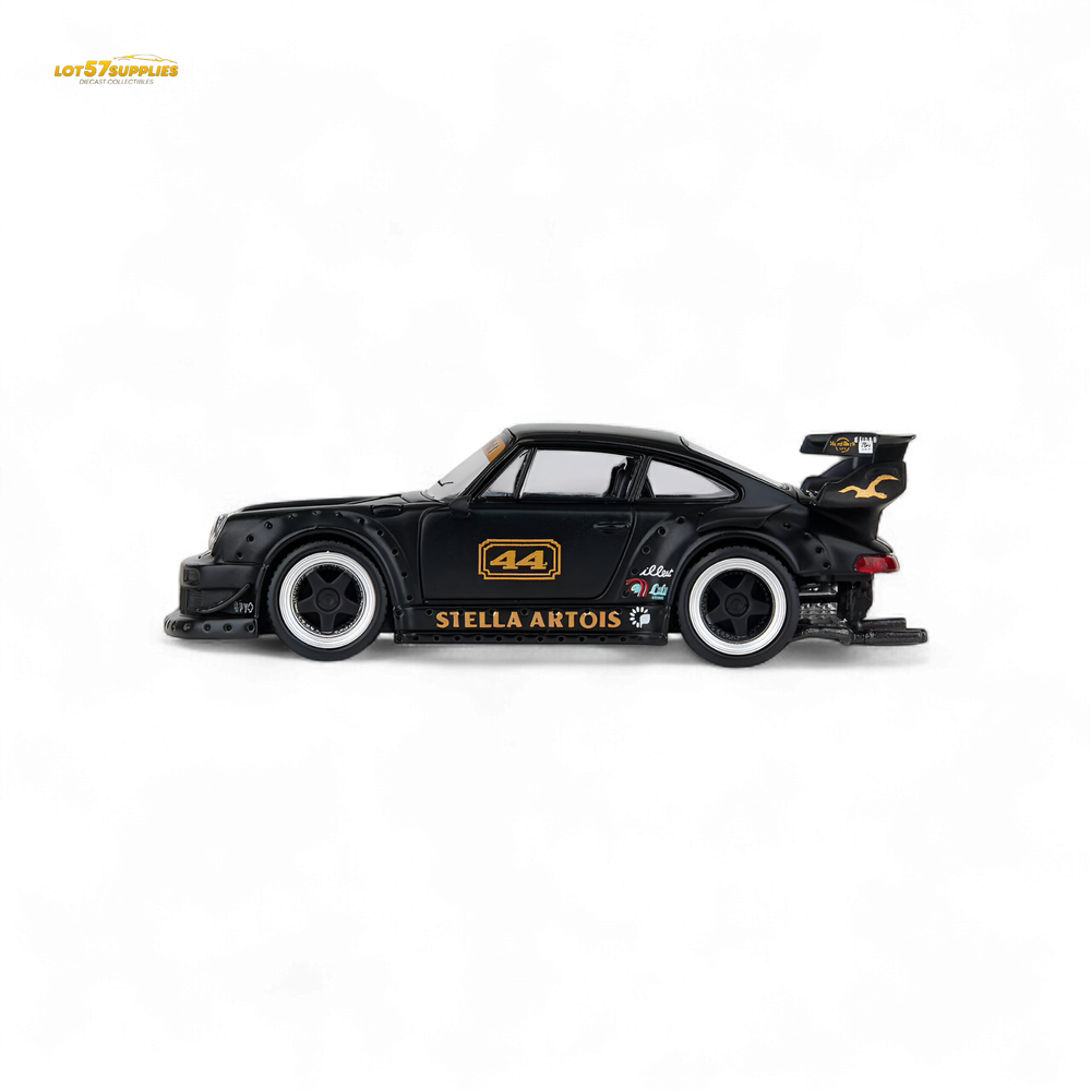 (Pre-Order) Model Model Porsche RWB 993 - Stella Artois #44 Matte Black 1:64 (ONLINE ORDER ONLY)