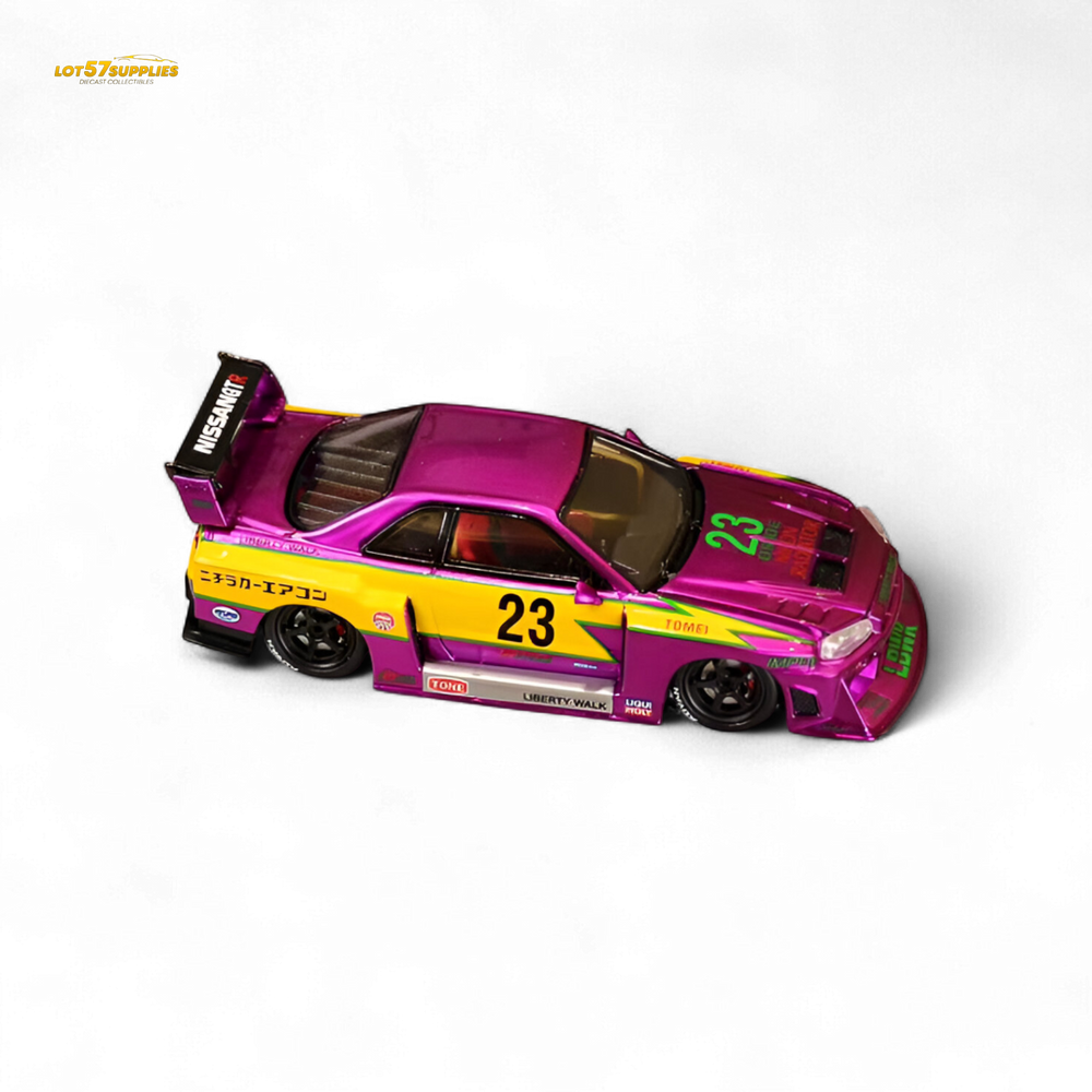 (Pre-Order) Street Weapon LBWK ER34 - Chromed Purple Special Edition - 1:64 (ONLINE ORDER ONLY)