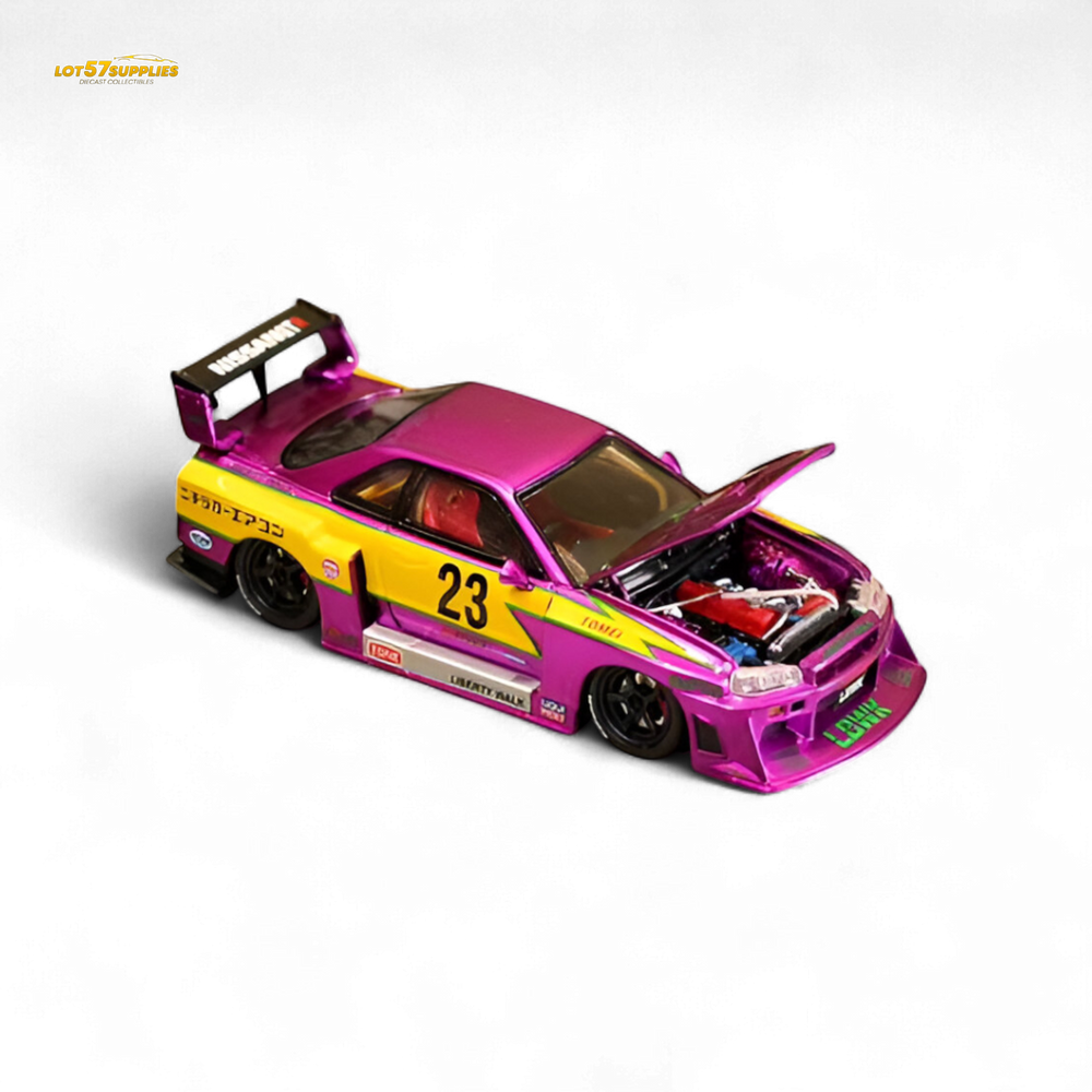 (Pre-Order) Street Weapon LBWK ER34 - Chromed Purple Special Edition - 1:64 (ONLINE ORDER ONLY)