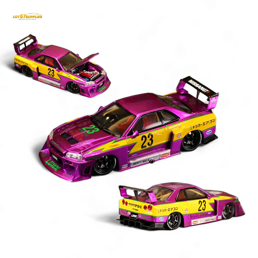 (Pre-Order) Street Weapon LBWK ER34 - Chromed Purple Special Edition - 1:64 (ONLINE ORDER ONLY)