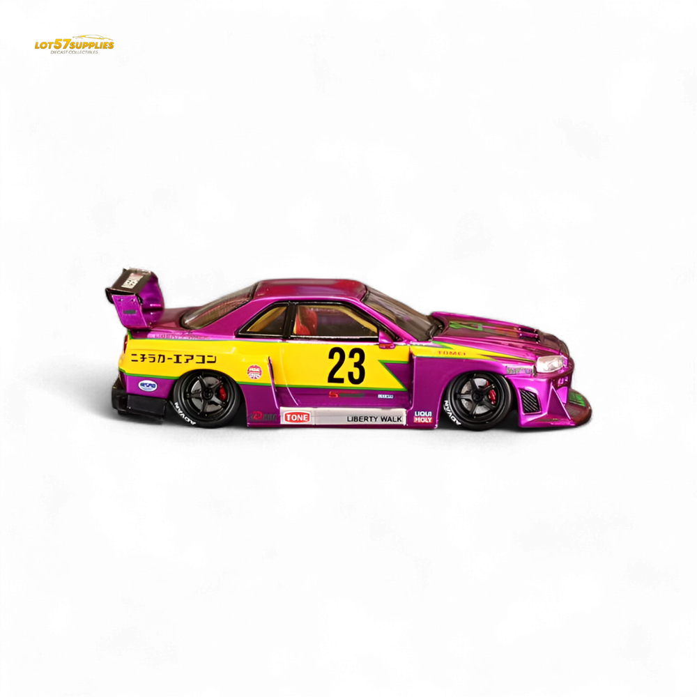 (Pre-Order) Street Weapon LBWK ER34 - Chromed Purple Special Edition - 1:64 (ONLINE ORDER ONLY)