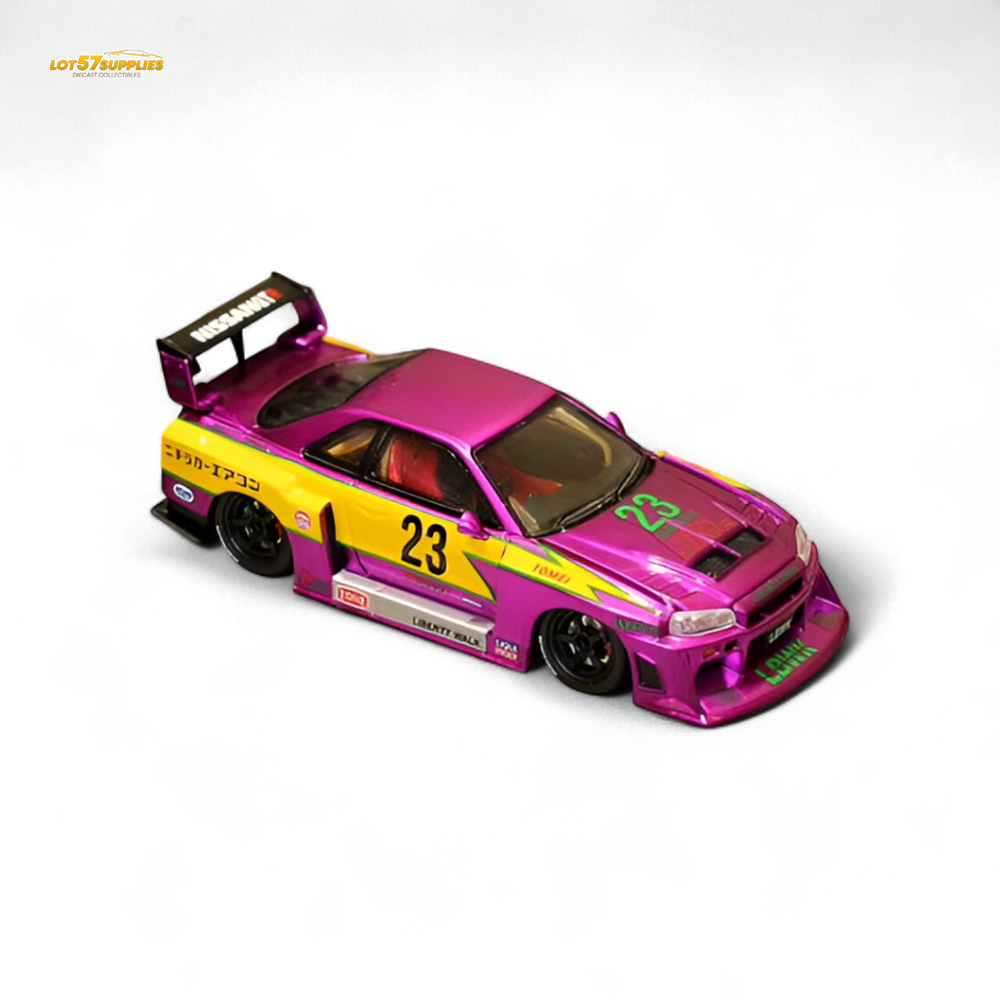 (Pre-Order) Street Weapon LBWK ER34 - Chromed Purple Special Edition - 1:64 (ONLINE ORDER ONLY)