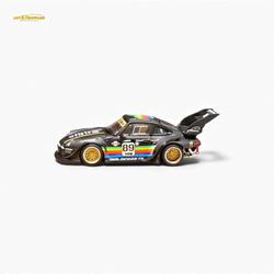 (Pre-Order) Street Weapon RWB 993 - Matte Black Apple Livery - High Tail 1:64 (ONLINE ORDER ONLY)