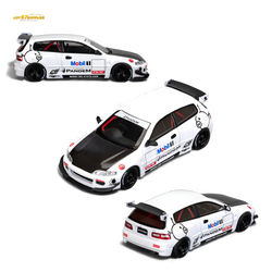 (Pre-Order) Et Model Civic EG6 - Mobil 1# Livery Carbon Cover 1:64 (ONLINE ORDER ONLY)