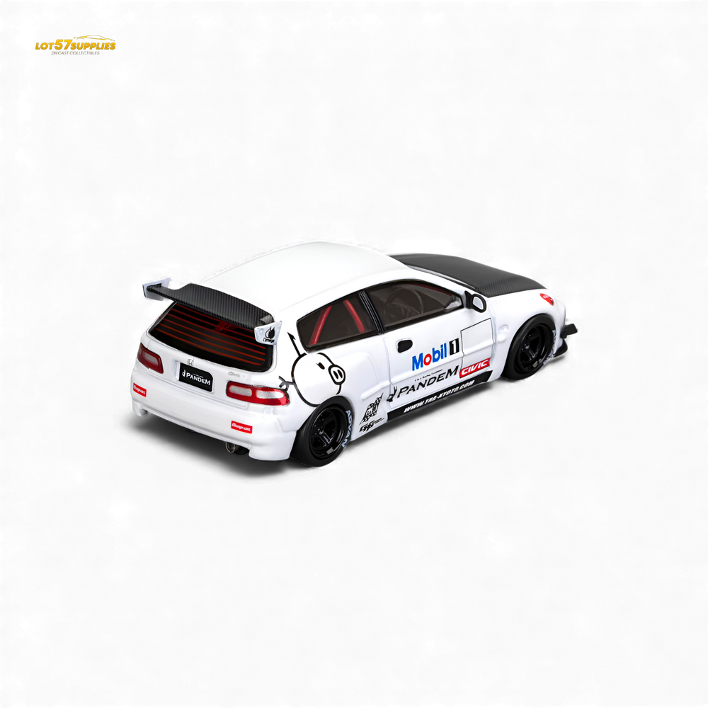 (Pre-Order) Et Model Civic EG6 - Mobil 1# Livery Carbon Cover 1:64 (ONLINE ORDER ONLY)