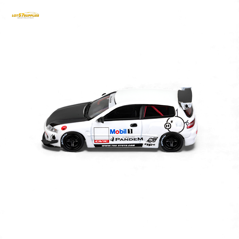 (Pre-Order) Et Model Civic EG6 - Mobil 1# Livery Carbon Cover 1:64 (ONLINE ORDER ONLY)
