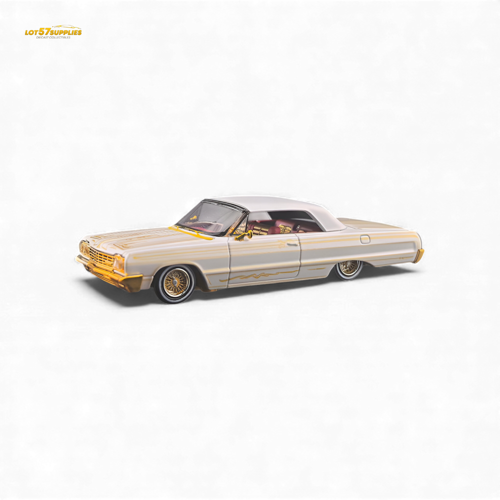 (Pre-Order) Fine Works64 Chevrolet Impala - Metallic Platinum Luxury - 1:64 (ONLINE ORDER ONLY)