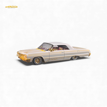 (Pre-Order) Fine Works64 Chevrolet Impala - Metallic Platinum Luxury - 1:64 (ONLINE ORDER ONLY)