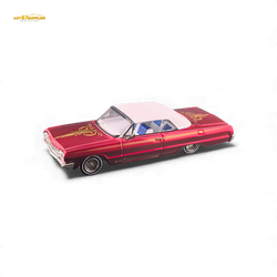 (Pre-Order) Fine Works64 Chevrolet Impala - Transparent Red Ordinary - 1:64 (ONLINE ORDER ONLY)