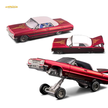 (Pre-Order) Fine Works64 Chevrolet Impala - Transparent Red Ordinary - 1:64 (ONLINE ORDER ONLY)