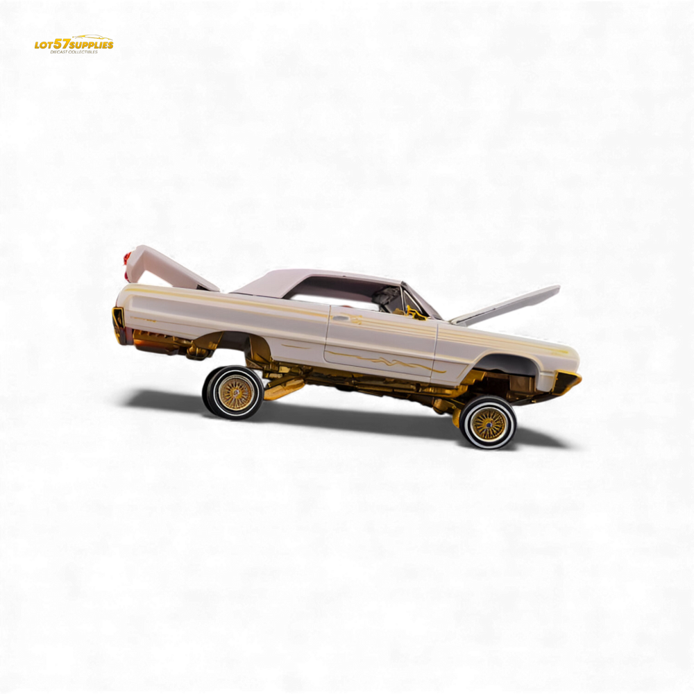 (Pre-Order) Fine Works64 Chevrolet Impala - Metallic Platinum Ordinary - 1:64 (ONLINE ORDER ONLY)