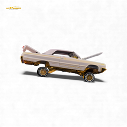 (Pre-Order) Fine Works64 Chevrolet Impala - Metallic Platinum Ordinary - 1:64 (ONLINE ORDER ONLY)