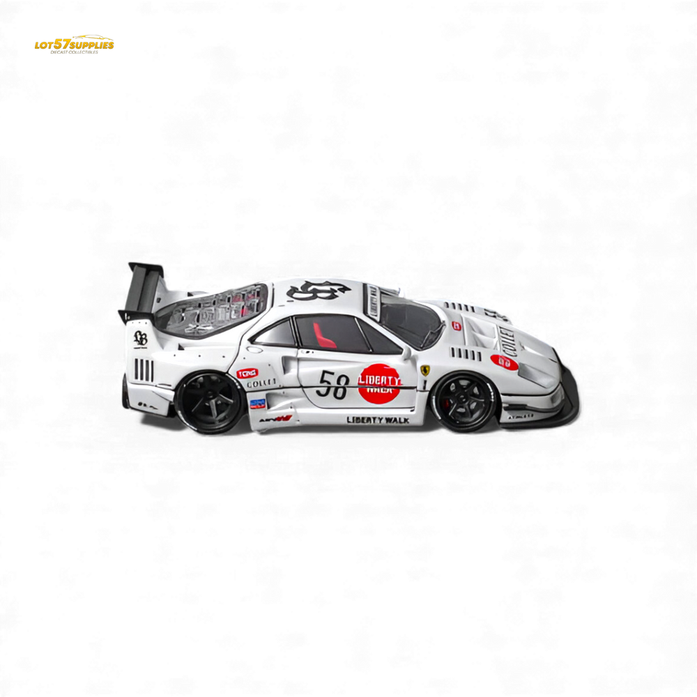 (Pre-Order) Star Models Ferrari F40 LB-Works - White Collet 58# 1:64 (ONLINE ORDER ONLY)