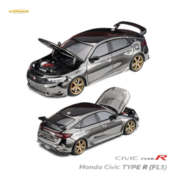 (Pre-Order) MH Honda Civic Type R FL5 - Chrome Gun Black 1:64 (ONLINE ORDER ONLY)