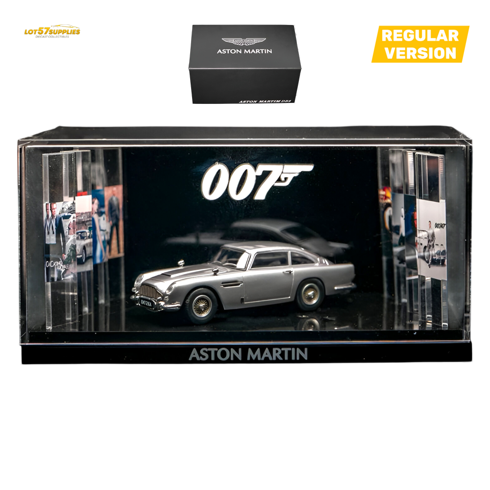 (Pre-Order) 007 DB5 - High Gloss Silver Ordinary 1:64 (ONLINE ORDER ONLY)