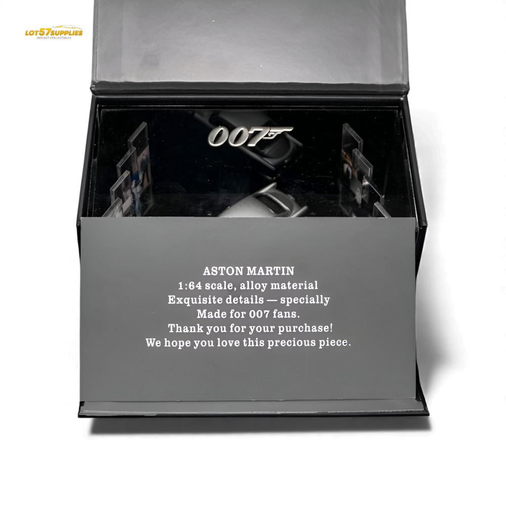 (Pre-Order) 007 DB5 - High Gloss Silver Ordinary 1:64 (ONLINE ORDER ONLY)