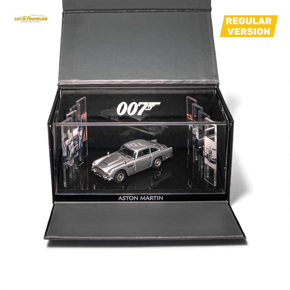 (Pre-Order) 007 DB5 - High Gloss Silver Ordinary 1:64 (ONLINE ORDER ONLY)