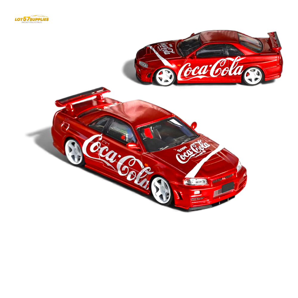 (Pre-Order) Fuji Skyline R34 GT-R Nismo Z-Tune - Coca Cola 1:64 (ONLINE ORDER ONLY)