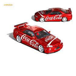(Pre-Order) Fuji Skyline R34 GT-R Nismo Z-Tune - Coca Cola 1:64 (ONLINE ORDER ONLY)
