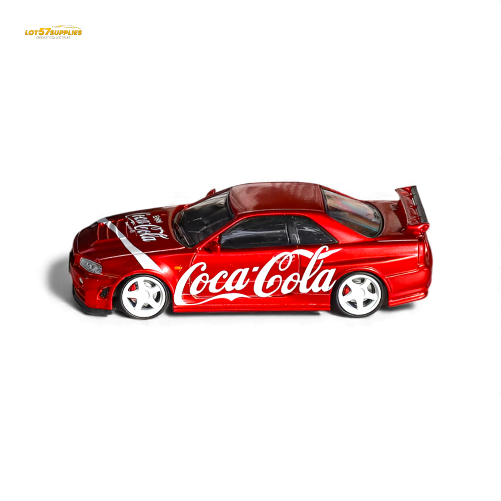 (Pre-Order) Fuji Skyline R34 GT-R Nismo Z-Tune - Coca Cola 1:64 (ONLINE ORDER ONLY)