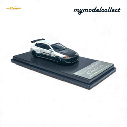 (Pre-Order) MC Civic EG6 - Fujiwara Tofu Shop White Carbon 1:64 (ONLINE ORDER ONLY)
