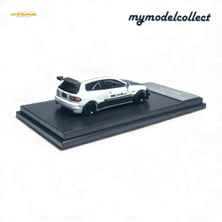(Pre-Order) MC Civic EG6 - Fujiwara Tofu Shop White Carbon 1:64 (ONLINE ORDER ONLY)