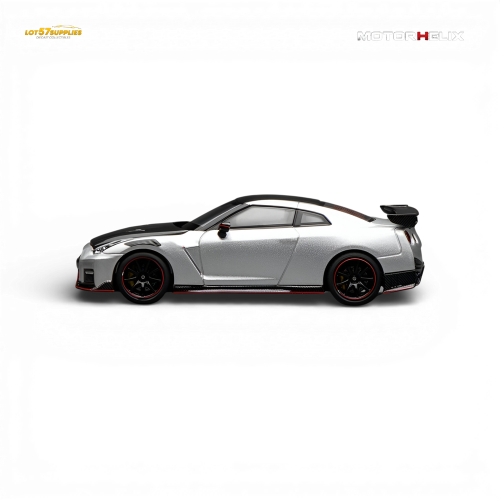 (Pre-Order) Motorhelix Nissan GT-R NISMO R35 Special Edition 2022 - Ultimate Metal Silver 1:64 (ONLINE ORDER ONLY)
