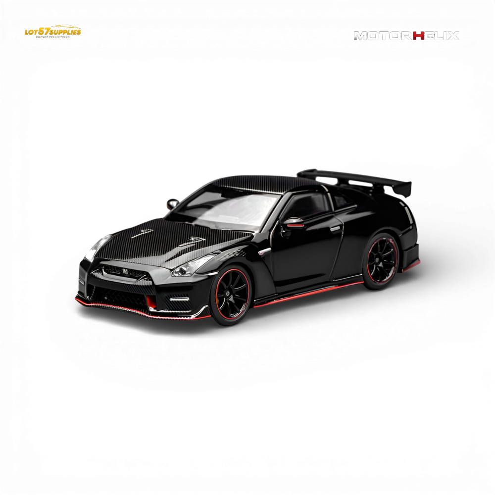 (Pre-Order) Motorhelix Nissan GT-R NISMO R35 Special Edition 2022 - Meteor Black Flake Pearl 1:64 (ONLINE ORDER ONLY)
